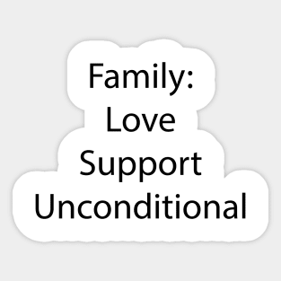 Family Quote 2 Sticker